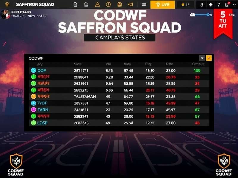 CODWF Saffron Squad gameplay screenshot